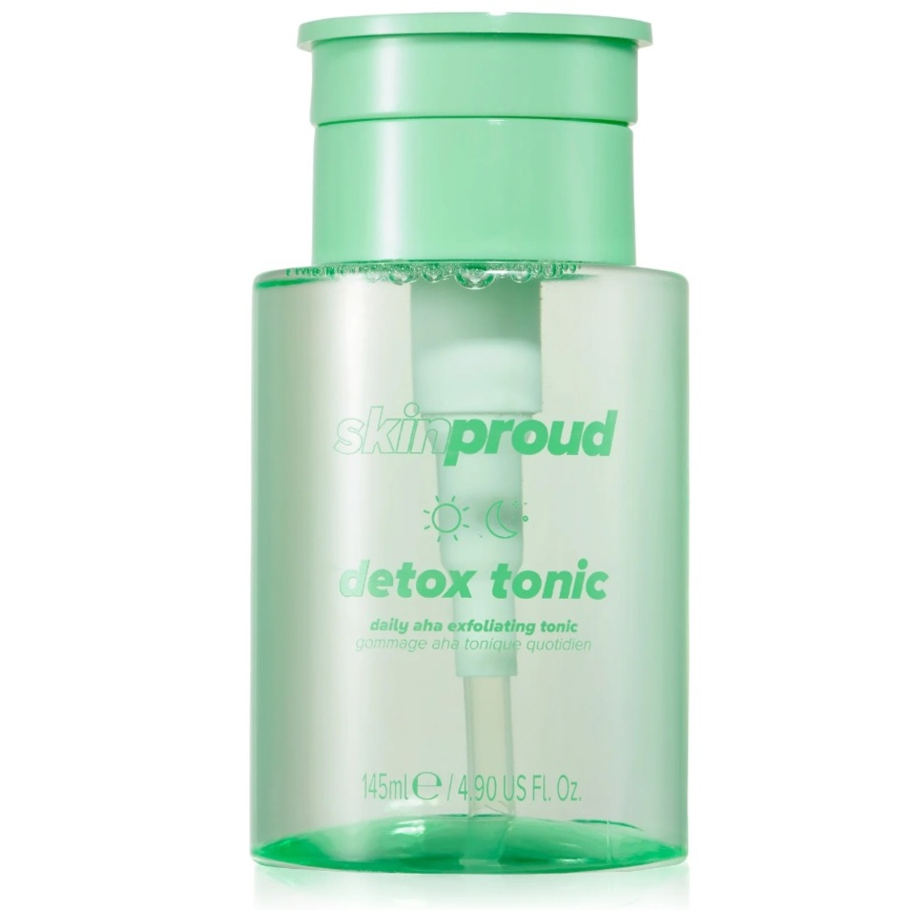 Skin Proud Detox Tonic, Daily Exfoliating Tonic with 5% Lactic Acid